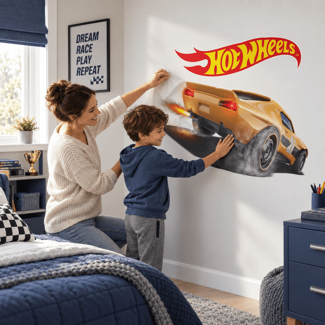 Hot Wheels: Blaze Runner Wall Car Kids Sticker Decal wall-art-picture-poster