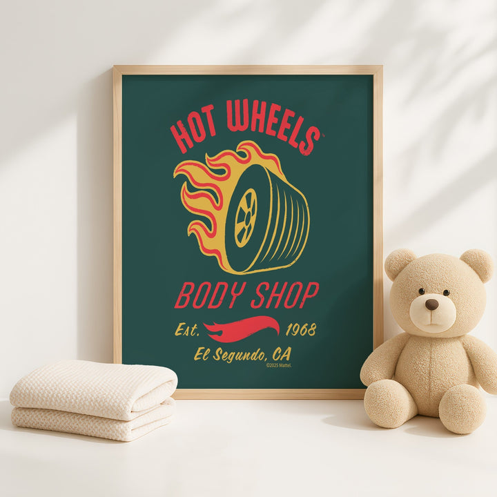 Hot Wheels Body Shop 1968 Print wall - art - picture - poster