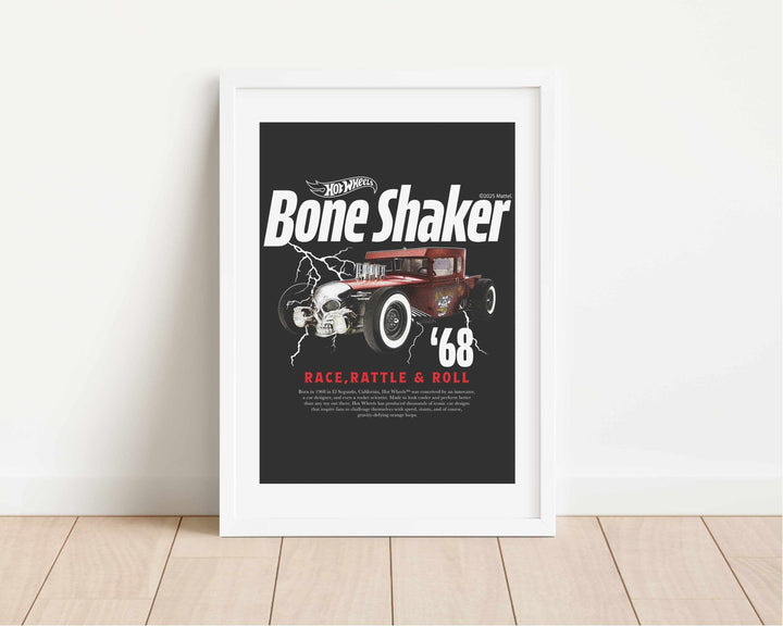 Hot Wheels Boneshaker 68 Vintage Print wall - art - picture - poster