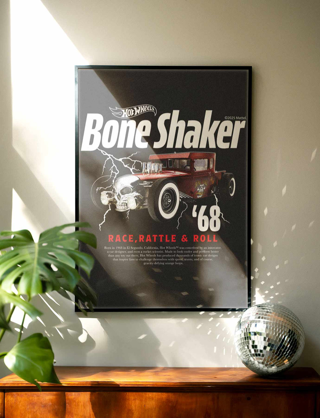 Hot Wheels Boneshaker 68 Vintage Print wall - art - picture - poster