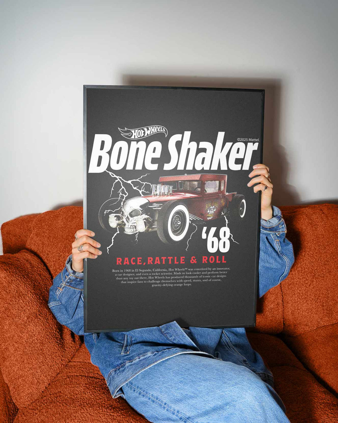 Hot Wheels Boneshaker 68 Vintage Print wall - art - picture - poster