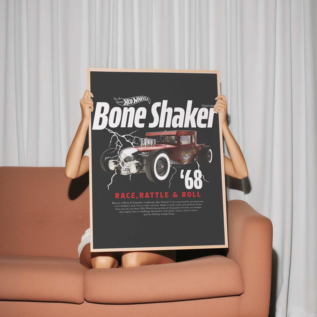 Hot Wheels Boneshaker 68 Vintage Print wall - art - picture - poster
