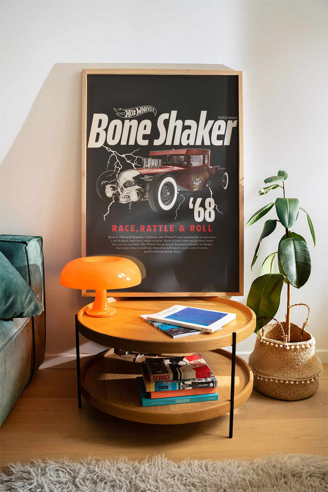 Hot Wheels Boneshaker 68 Vintage Print wall - art - picture - poster