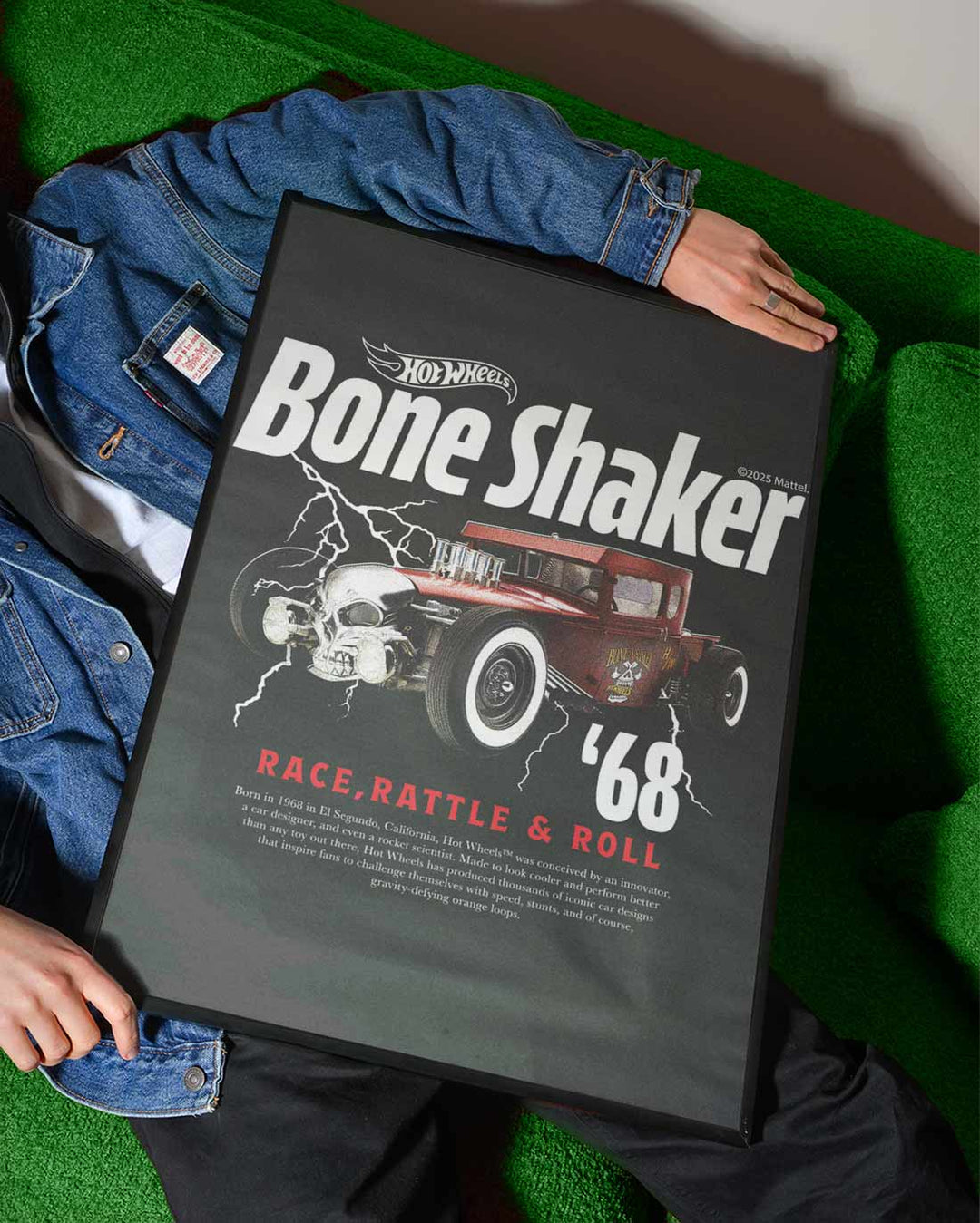 Hot Wheels Boneshaker 68 Vintage Print wall - art - picture - poster