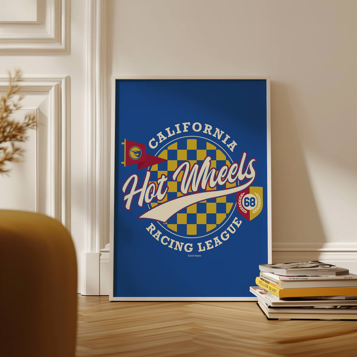 Hot Wheels California Racing League 68 Vintage Print wall - art - picture - poster