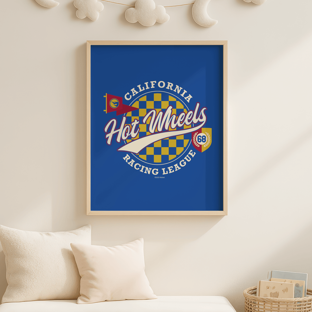 Hot Wheels California Racing League 68 Vintage Print wall - art - picture - poster