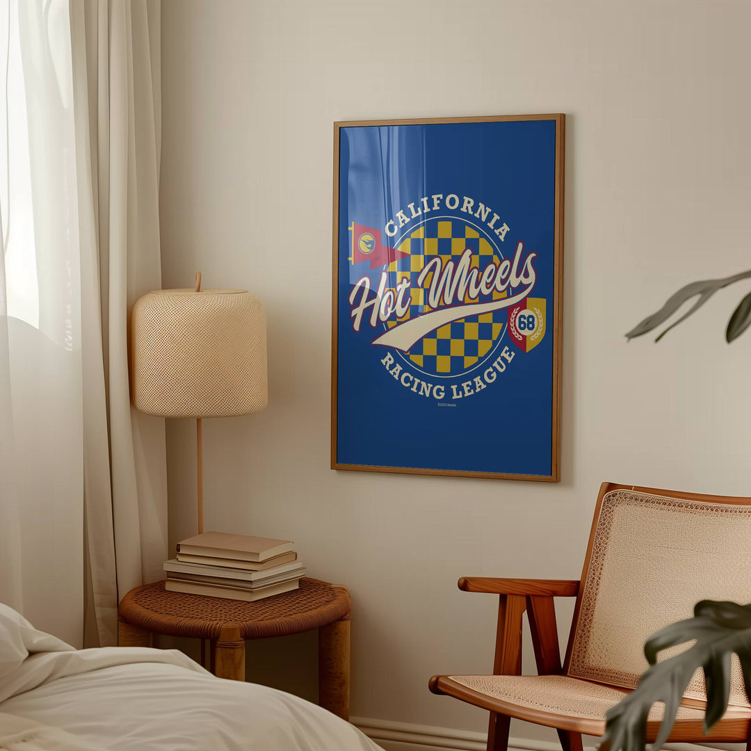 Hot Wheels California Racing League 68 Vintage Print wall - art - picture - poster