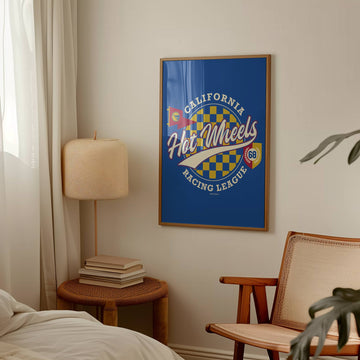 Hot Wheels California Racing League 68 Vintage Print wall - art - picture - poster