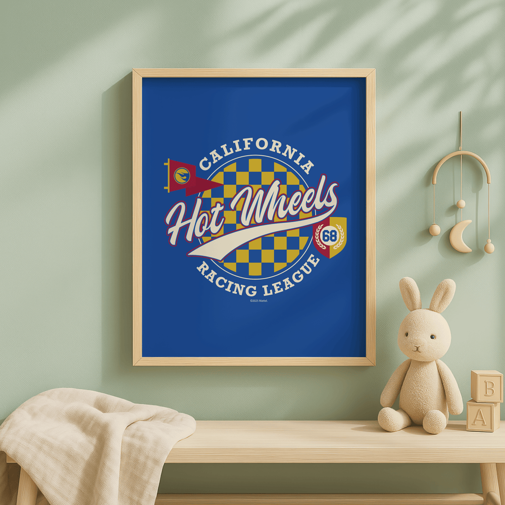 Hot Wheels California Racing League 68 Vintage Print wall - art - picture - poster