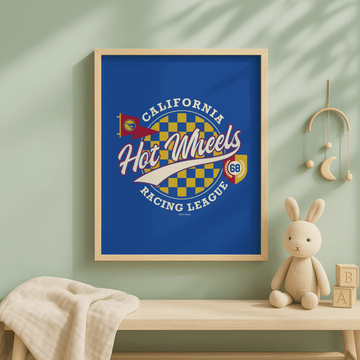 Hot Wheels California Racing League 68 Vintage Print wall - art - picture - poster