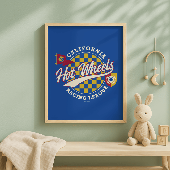 Hot Wheels California Racing League 68 Vintage Print wall - art - picture - poster