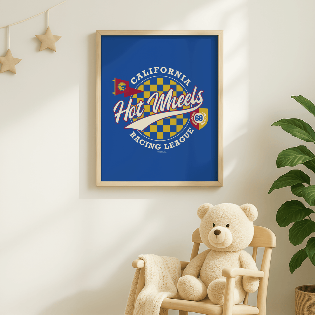 Hot Wheels California Racing League 68 Vintage Print wall - art - picture - poster