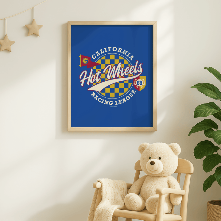Hot Wheels California Racing League 68 Vintage Print wall - art - picture - poster