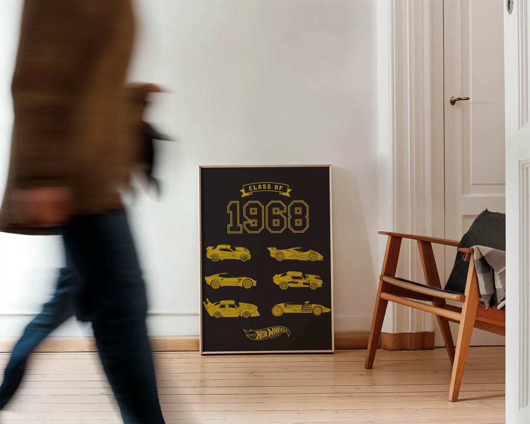 Hot Wheels Class of 68 Wall Art Print wall - art - picture - poster
