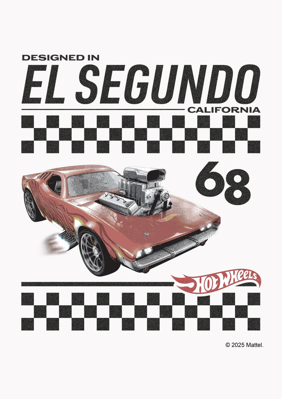Hot Wheels Designed in California 68 Retro Print