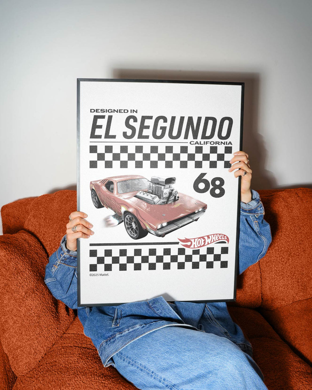 Hot Wheels Designed in California 68 Retro Print wall - art - picture - poster