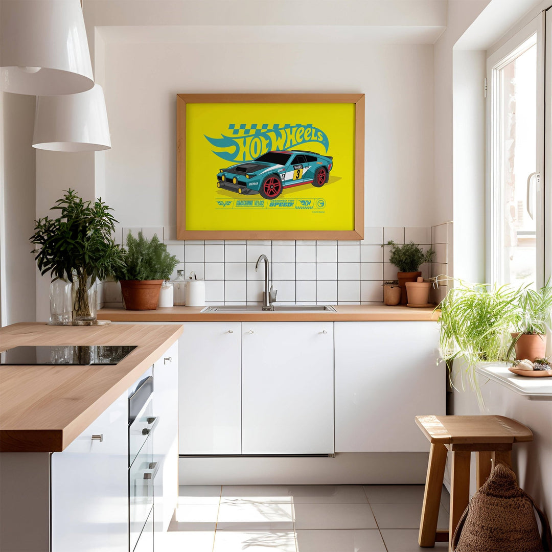 Hot Wheels Dimachinni Veloce Landscape Print wall - art - picture - poster