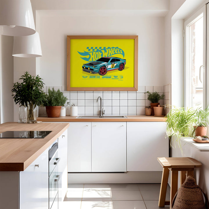 Hot Wheels Dimachinni Veloce Landscape Print wall - art - picture - poster