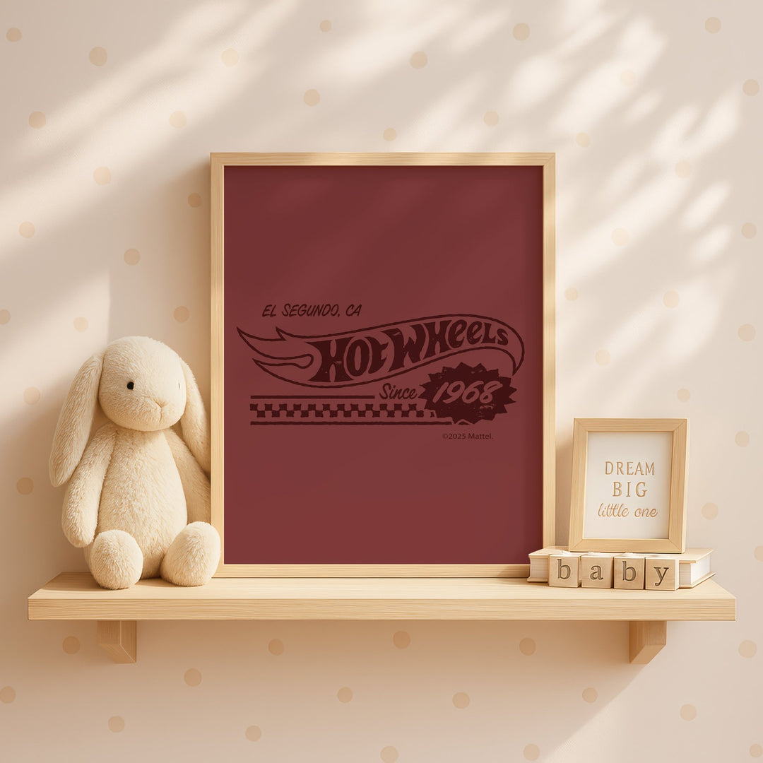 Hot Wheels El Segundo Vintage Print wall - art - picture - poster
