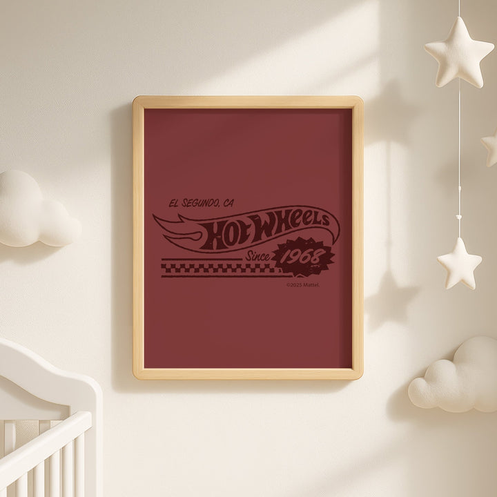 Hot Wheels El Segundo Vintage Print wall - art - picture - poster