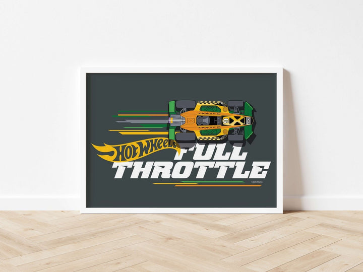 Hot Wheels Full Throttle Landscape Print wall - art - picture - poster