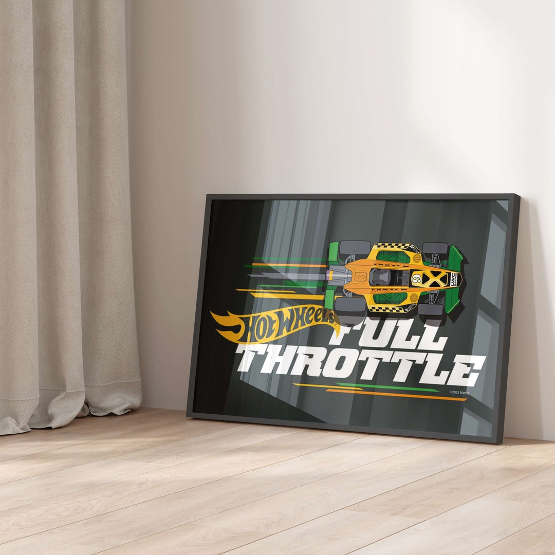 Hot Wheels Full Throttle Landscape Print wall - art - picture - poster