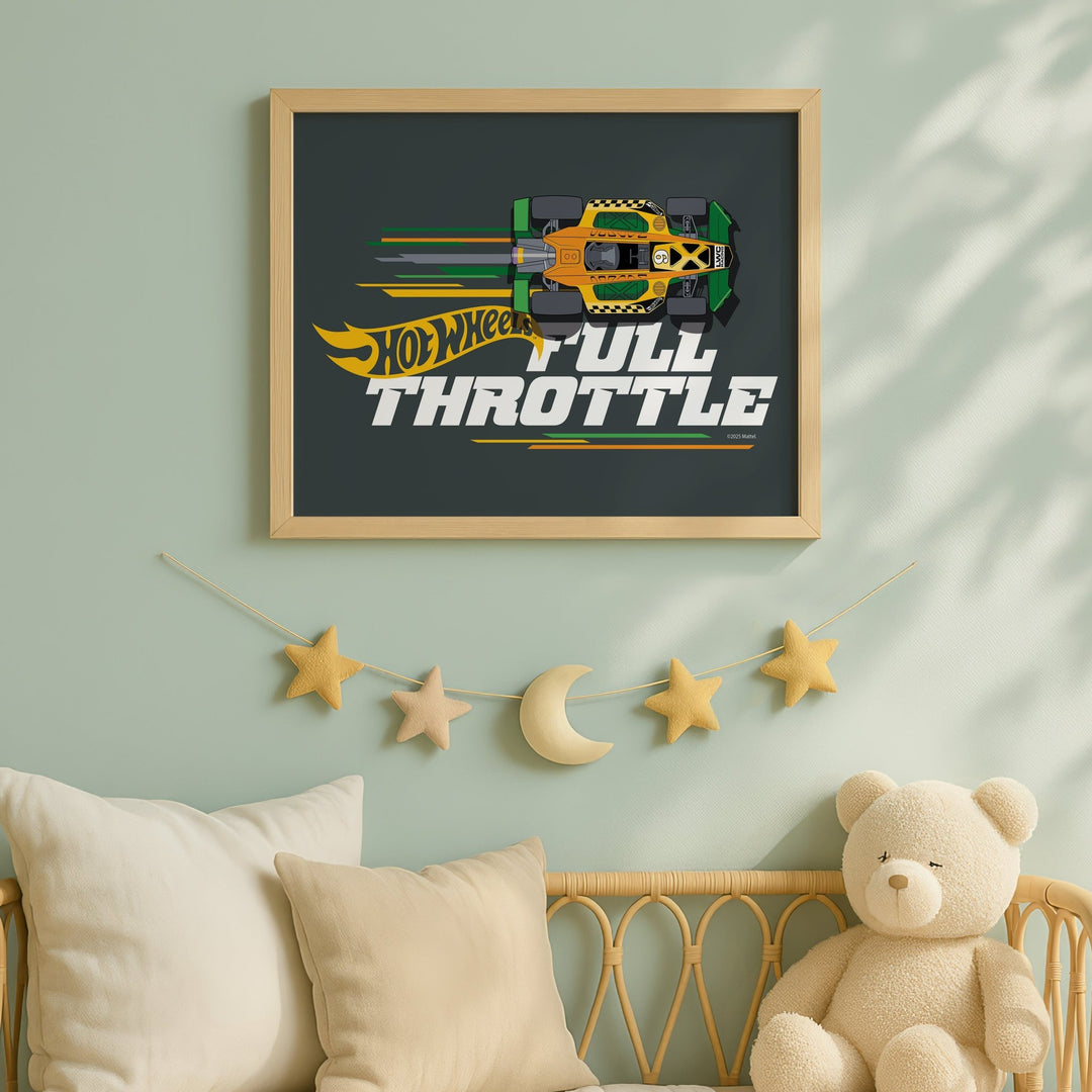 Hot Wheels Full Throttle Landscape Print wall - art - picture - poster