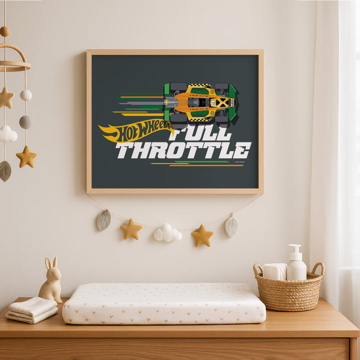 Hot Wheels Full Throttle Landscape Print wall - art - picture - poster