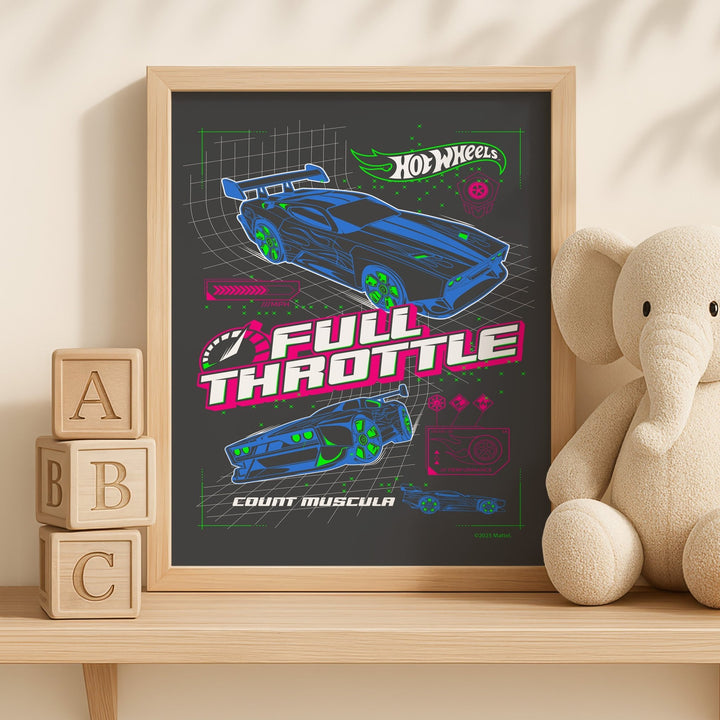 Hot Wheels Full Throttle Wall Art Poster wall - art - picture - poster