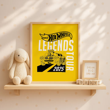 Hot Wheels Legends Tour 2025 Wall Art Print wall - art - picture - poster
