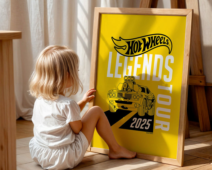 Hot Wheels Legends Tour 2025 Wall Art Print wall - art - picture - poster