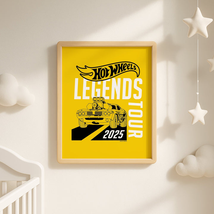 Hot Wheels Legends Tour 2025 Wall Art Print wall - art - picture - poster
