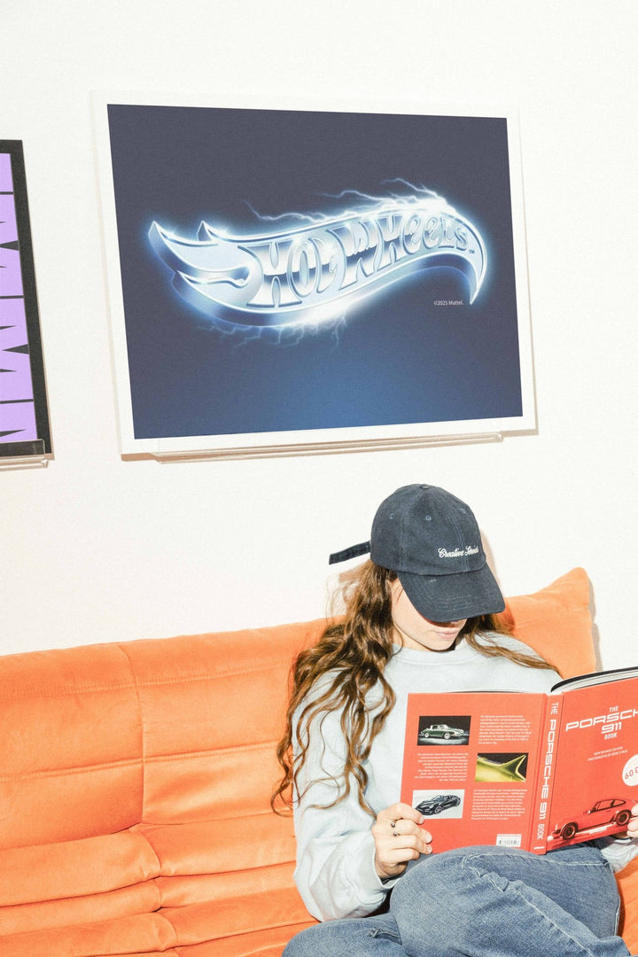 Hot Wheels Logo Landscape Vintage Electric Print wall - art - picture - poster