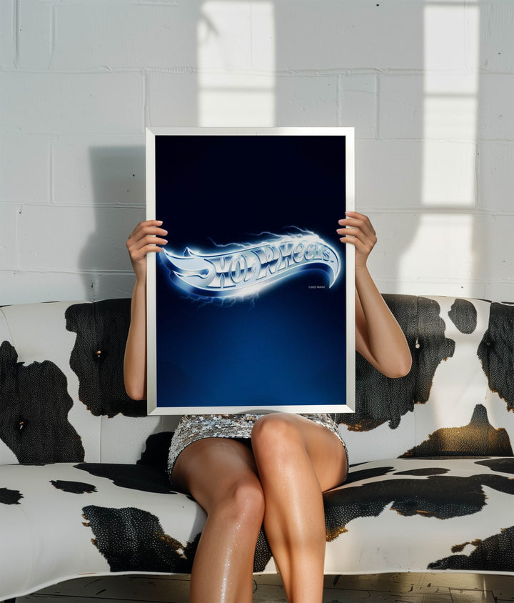 Hot Wheels Logo Portrait Vintage Electric Print wall - art - picture - poster