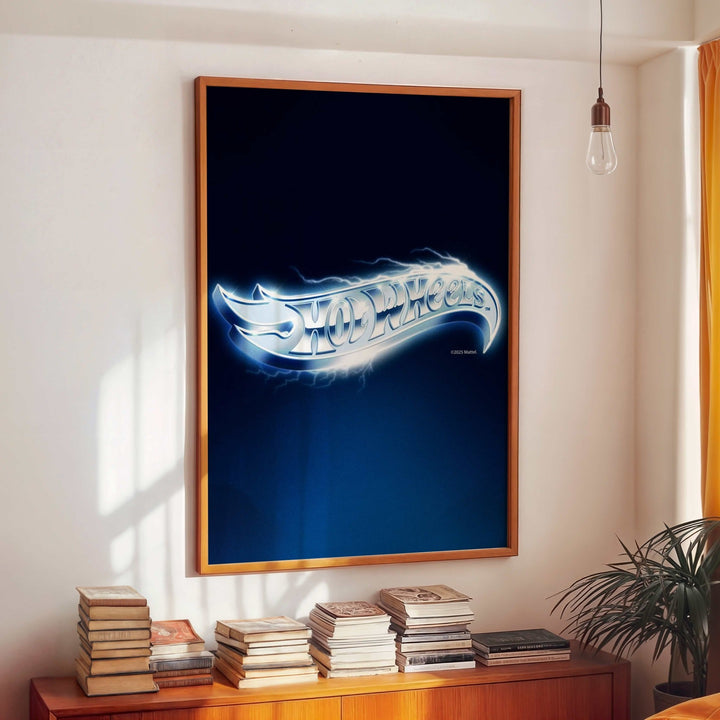 Hot Wheels Logo Portrait Vintage Electric Print wall - art - picture - poster