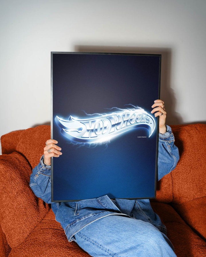 Hot Wheels Logo Portrait Vintage Electric Print wall - art - picture - poster