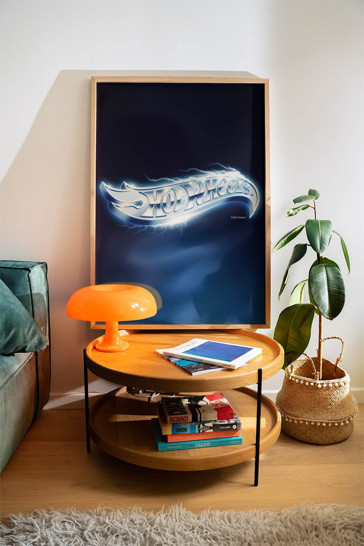 Hot Wheels Logo Portrait Vintage Electric Print wall - art - picture - poster