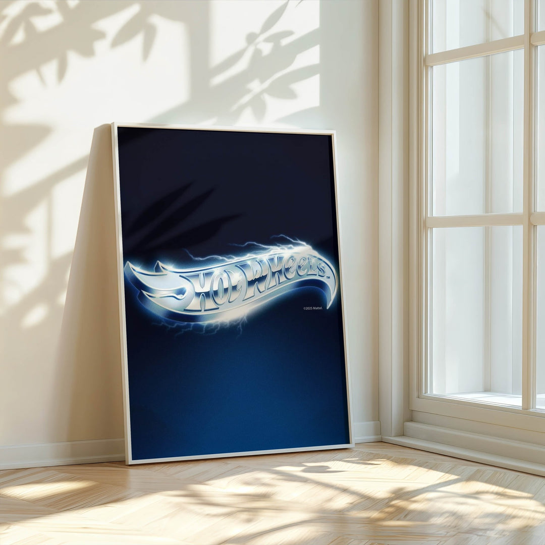 Hot Wheels Logo Portrait Vintage Electric Print wall - art - picture - poster