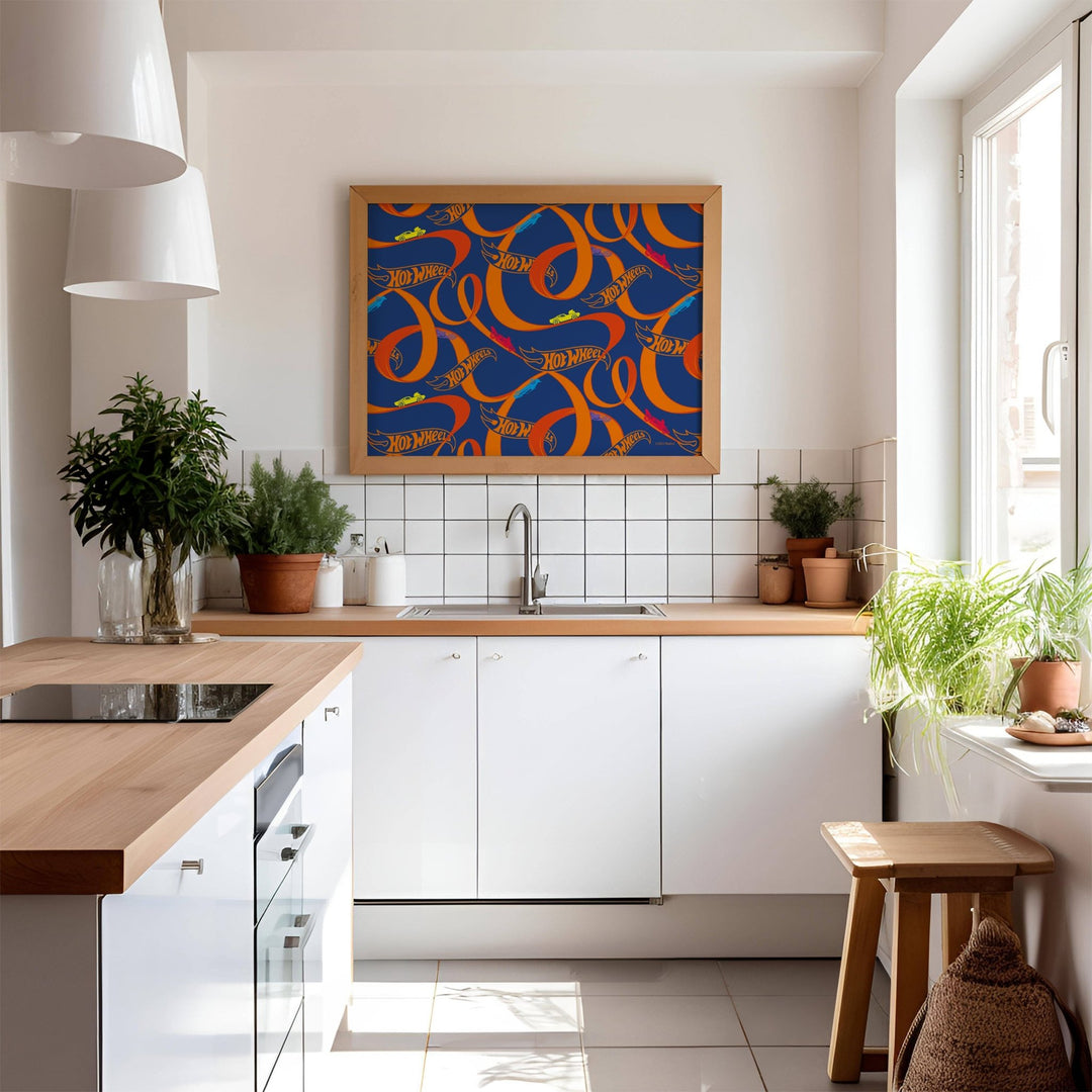 Hot Wheels Loop Logo Wall Art Print wall - art - picture - poster