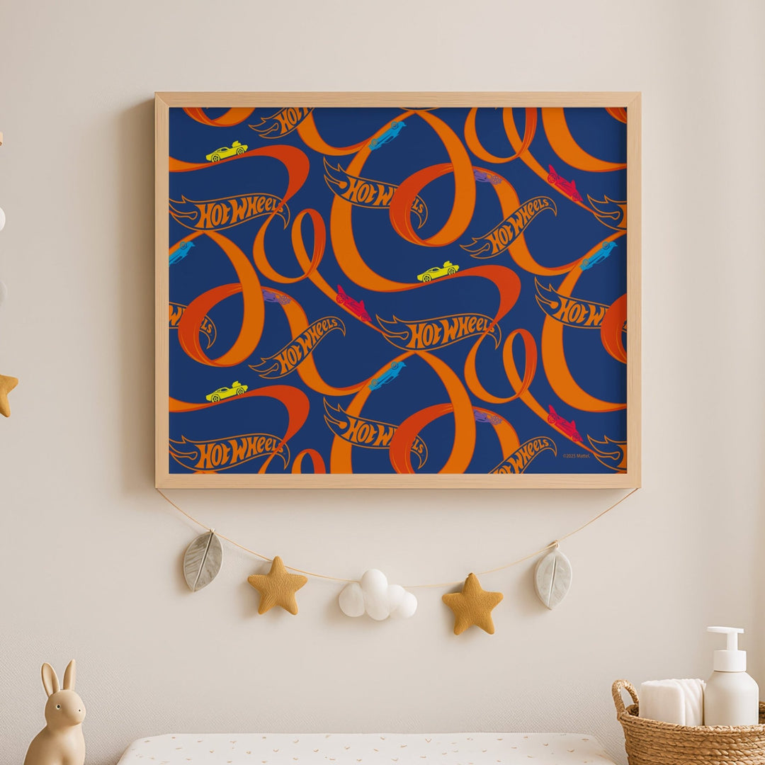 Hot Wheels Loop Logo Wall Art Print wall - art - picture - poster