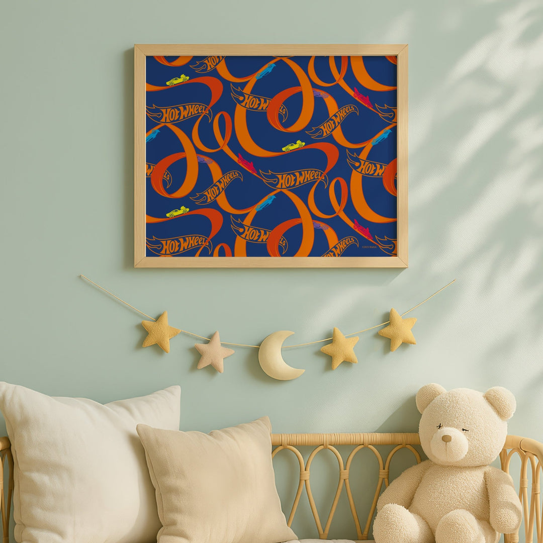 Hot Wheels Loop Logo Wall Art Print wall - art - picture - poster