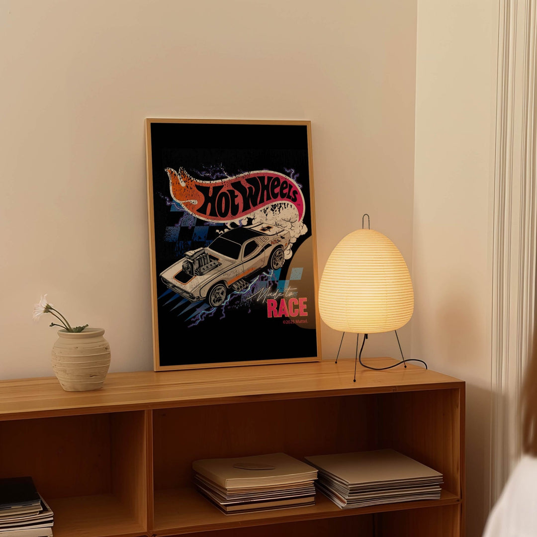 Hot Wheels Made to Race Wall Art Print wall - art - picture - poster