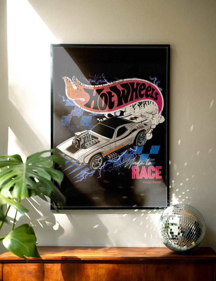 Hot Wheels Made to Race Wall Art Print wall - art - picture - poster