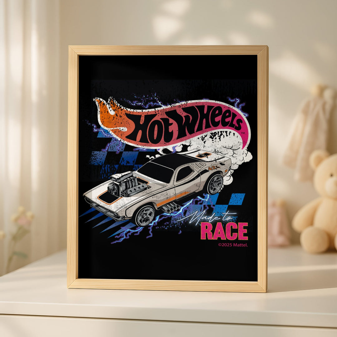 Hot Wheels Made to Race Wall Art Print wall - art - picture - poster