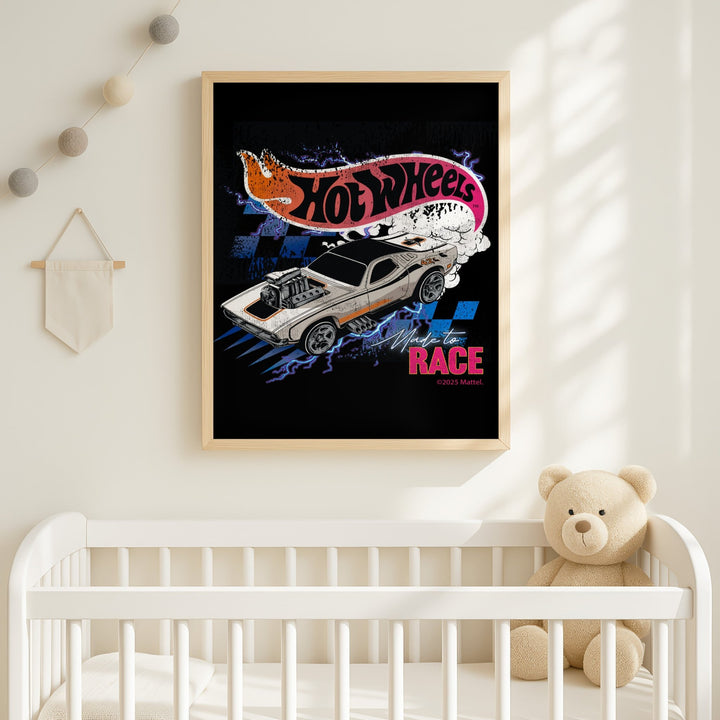 Hot Wheels Made to Race Wall Art Print wall - art - picture - poster