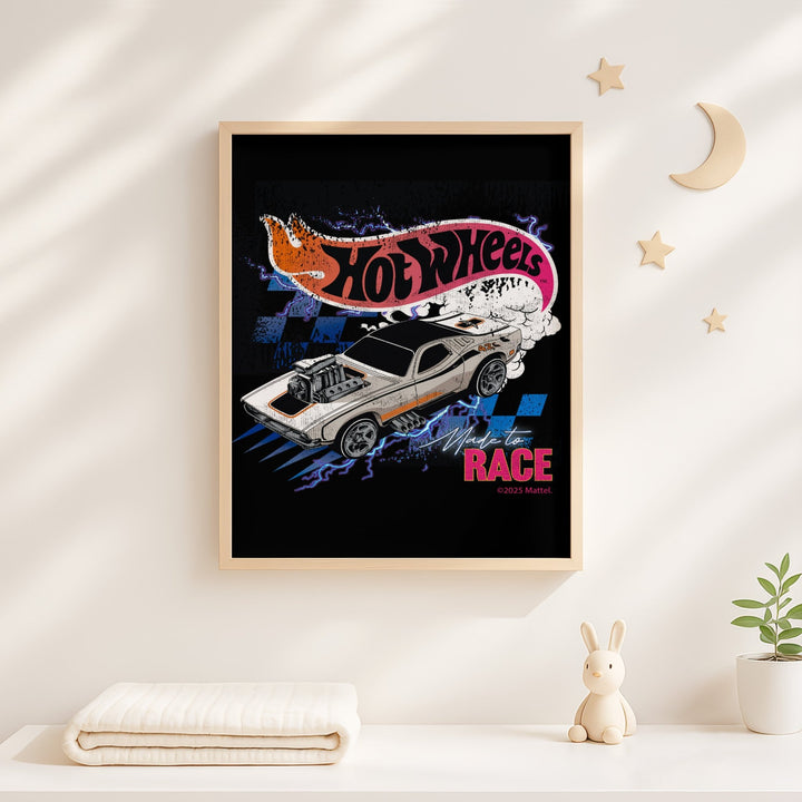 Hot Wheels Made to Race Wall Art Print wall - art - picture - poster
