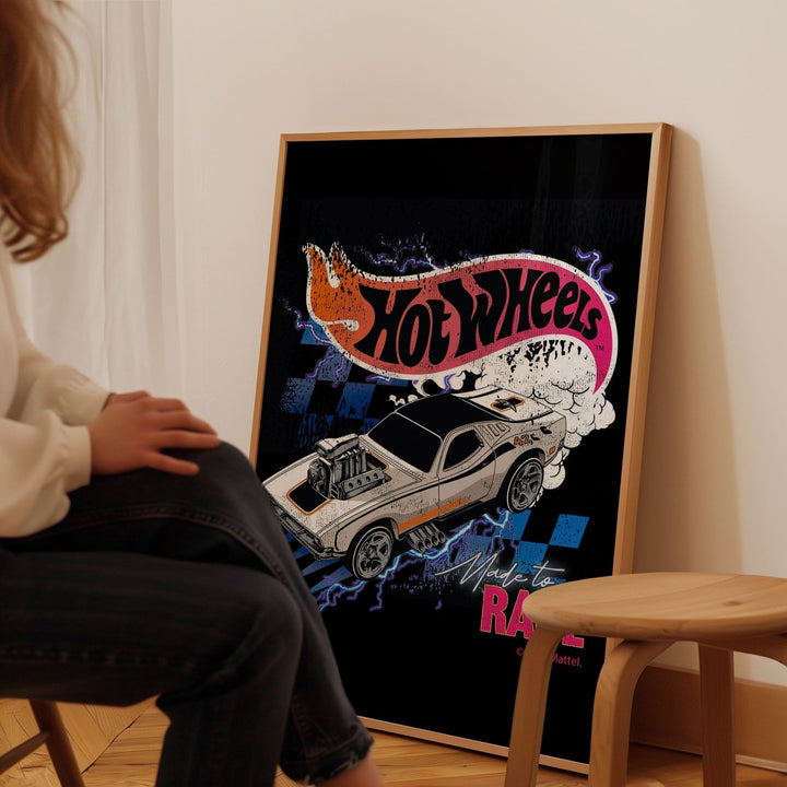 Hot Wheels Made to Race Wall Art Print wall - art - picture - poster