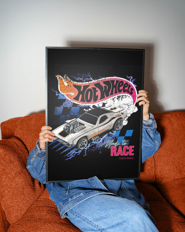 Hot Wheels Made to Race Wall Art Print wall - art - picture - poster