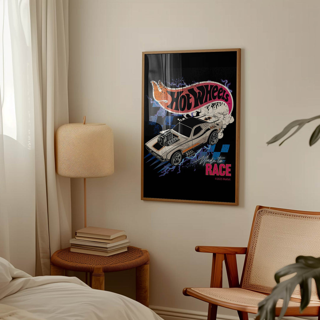 Hot Wheels Made to Race Wall Art Print wall - art - picture - poster