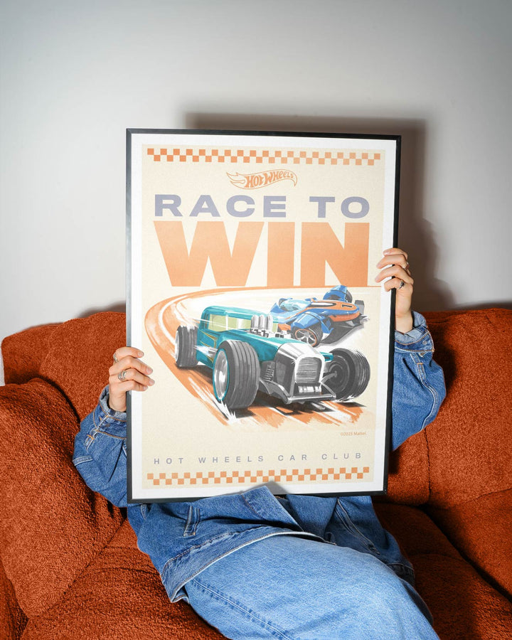 Hot Wheels Painted Tracks Race to Win Poster wall - art - picture - poster
